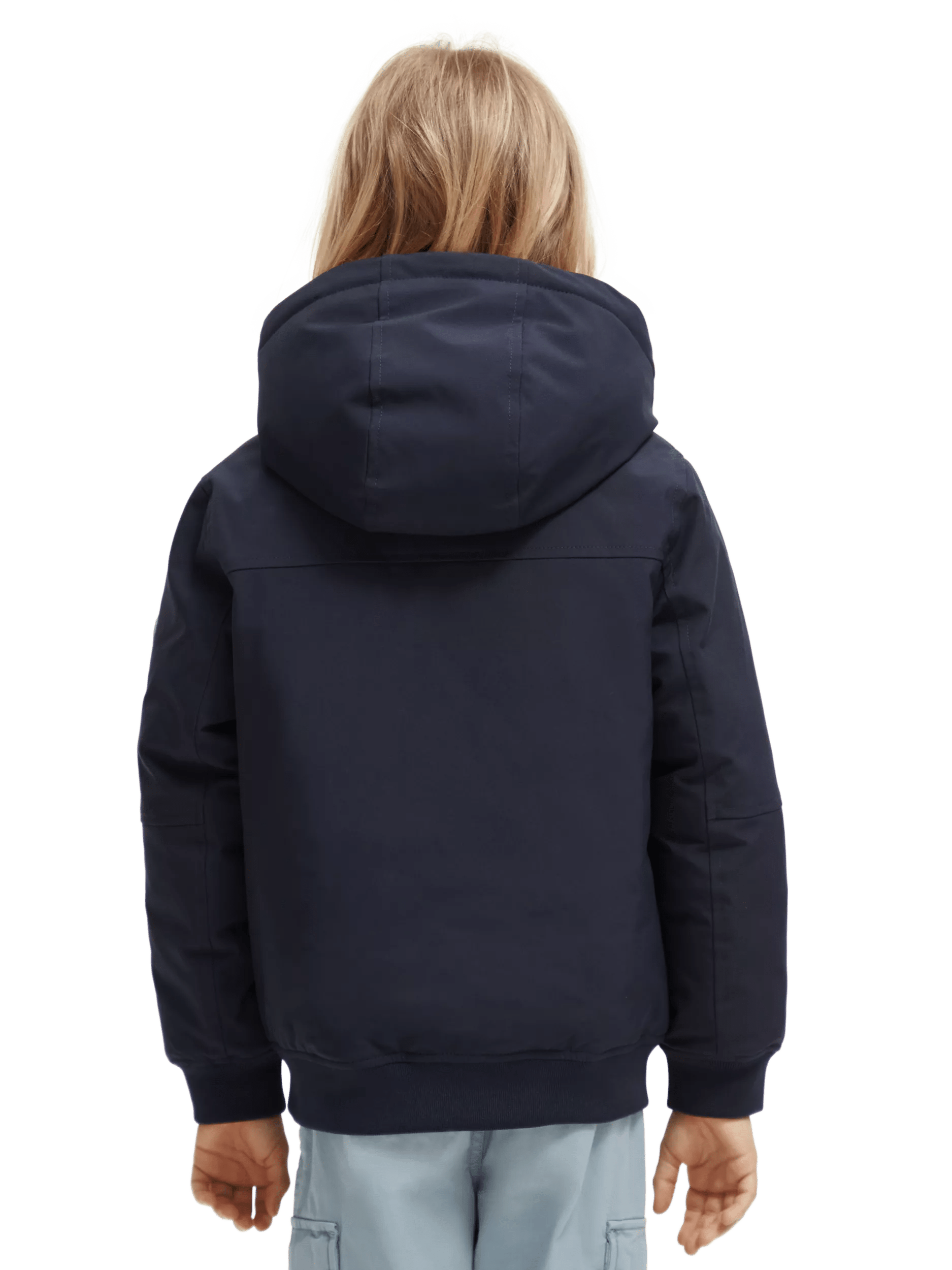 Scotch & Soda Hooded Recycled Polyester jacket with Repreve® filling MDL-BCK