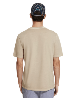 Scotch & Soda T-Shirt mit Rundhalsausschnitt in normaler Passform MDL-BCK