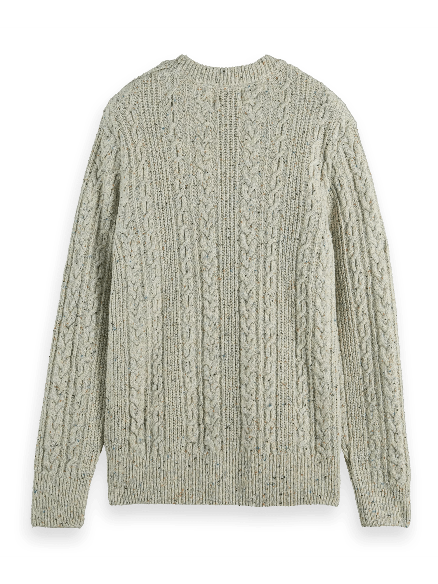 Scotch & Soda Cable knit wool-blended sweater BCK