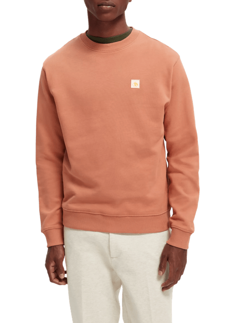 Sweater Met Ronde Hals Van Biologisch Katoen - Maat Xxl - Multicolor - Vrouw - Scotch & Soda Trui