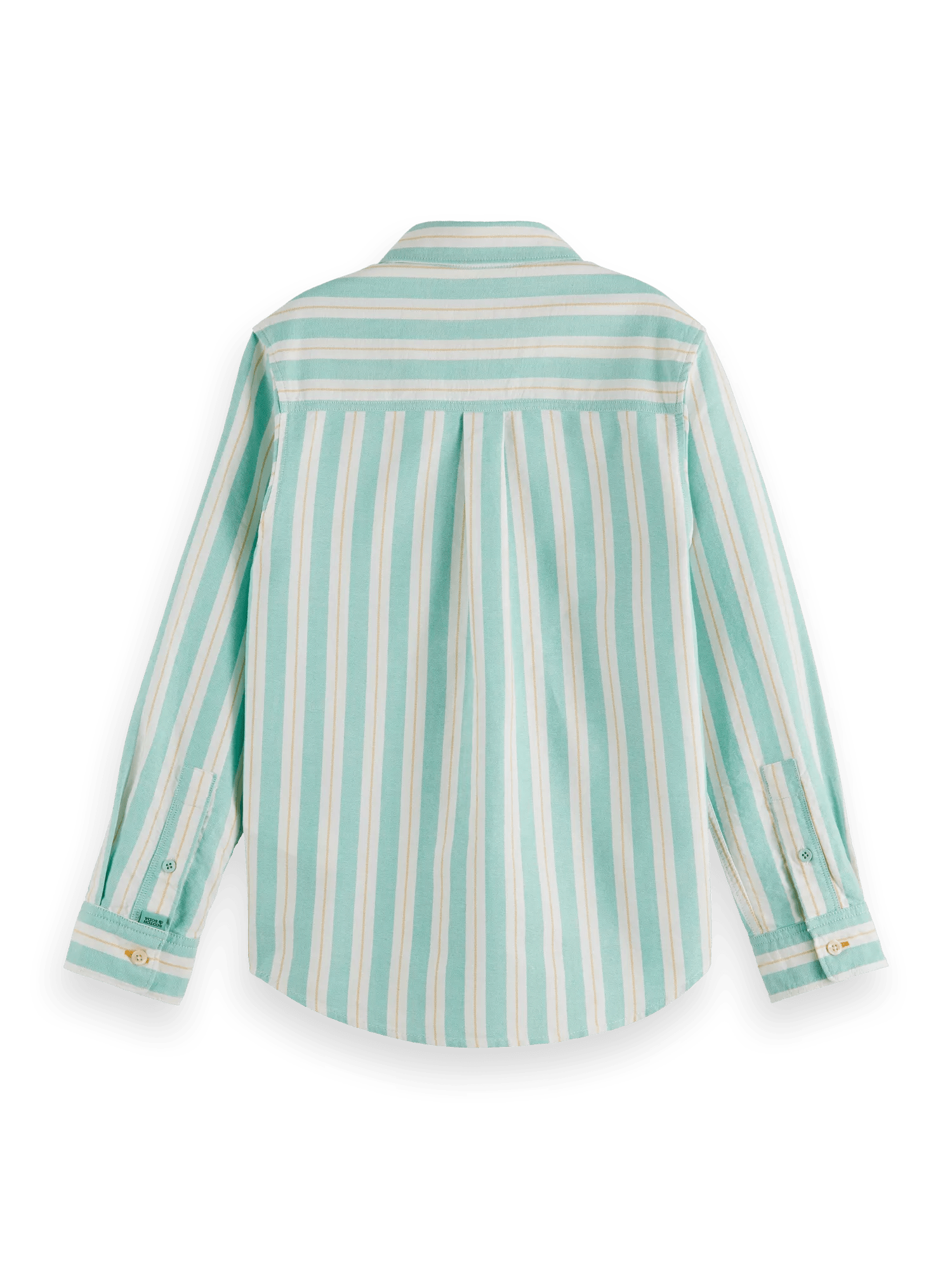 Scotch & Soda Yarn-dyed stripe Oxford shirt in Organic Cotton BCK