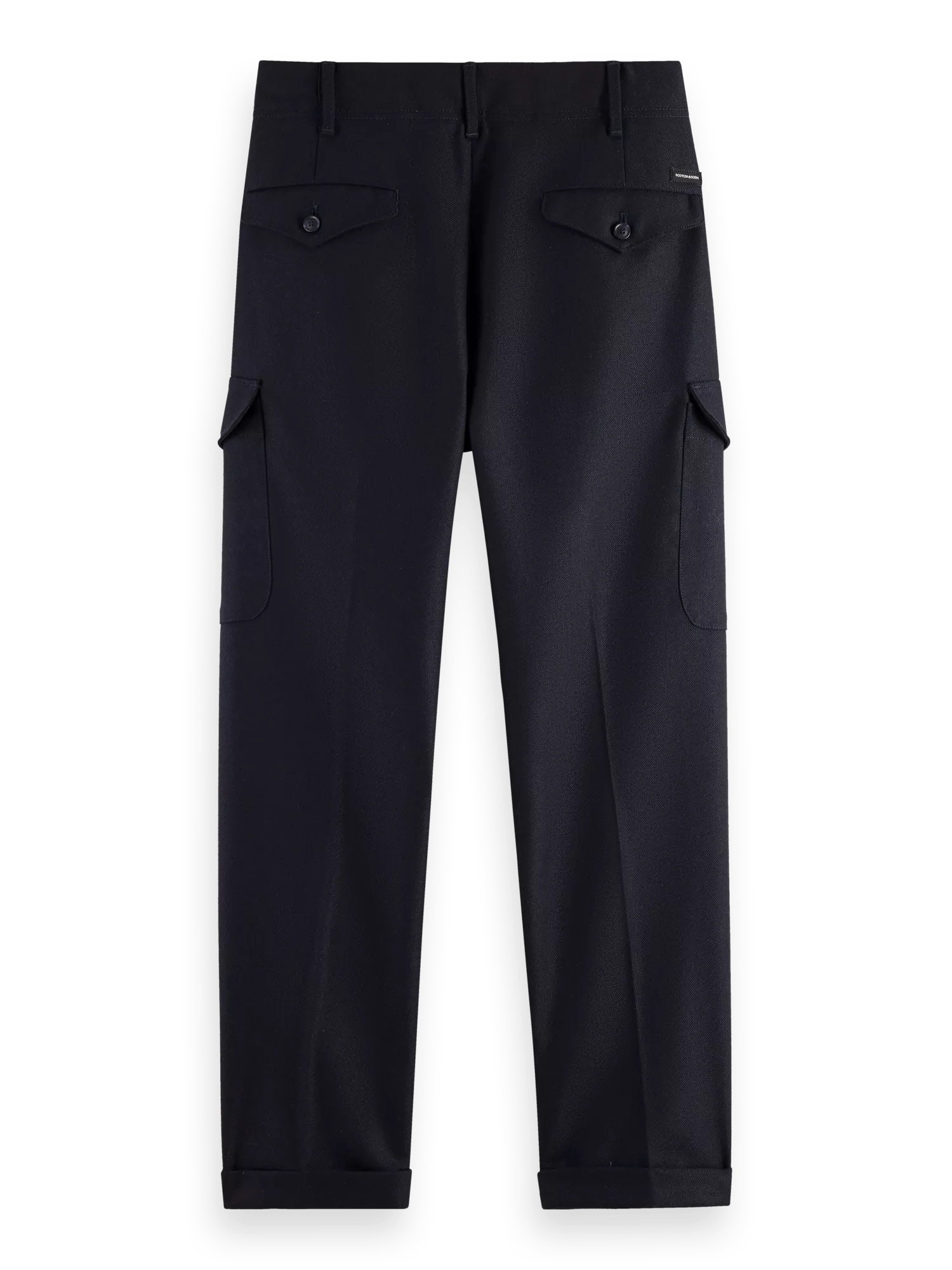 Scotch & Soda Wool-blended cargo trousers BCK