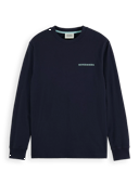 Scotch & Soda Langärmliges Unisex-T-Shirt aus Bio-Baumwolle NHD-CPL