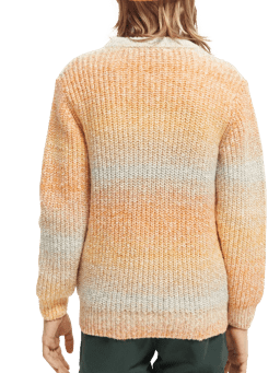 Scotch & Soda Gradient crewneck sweater NHD-BCK
