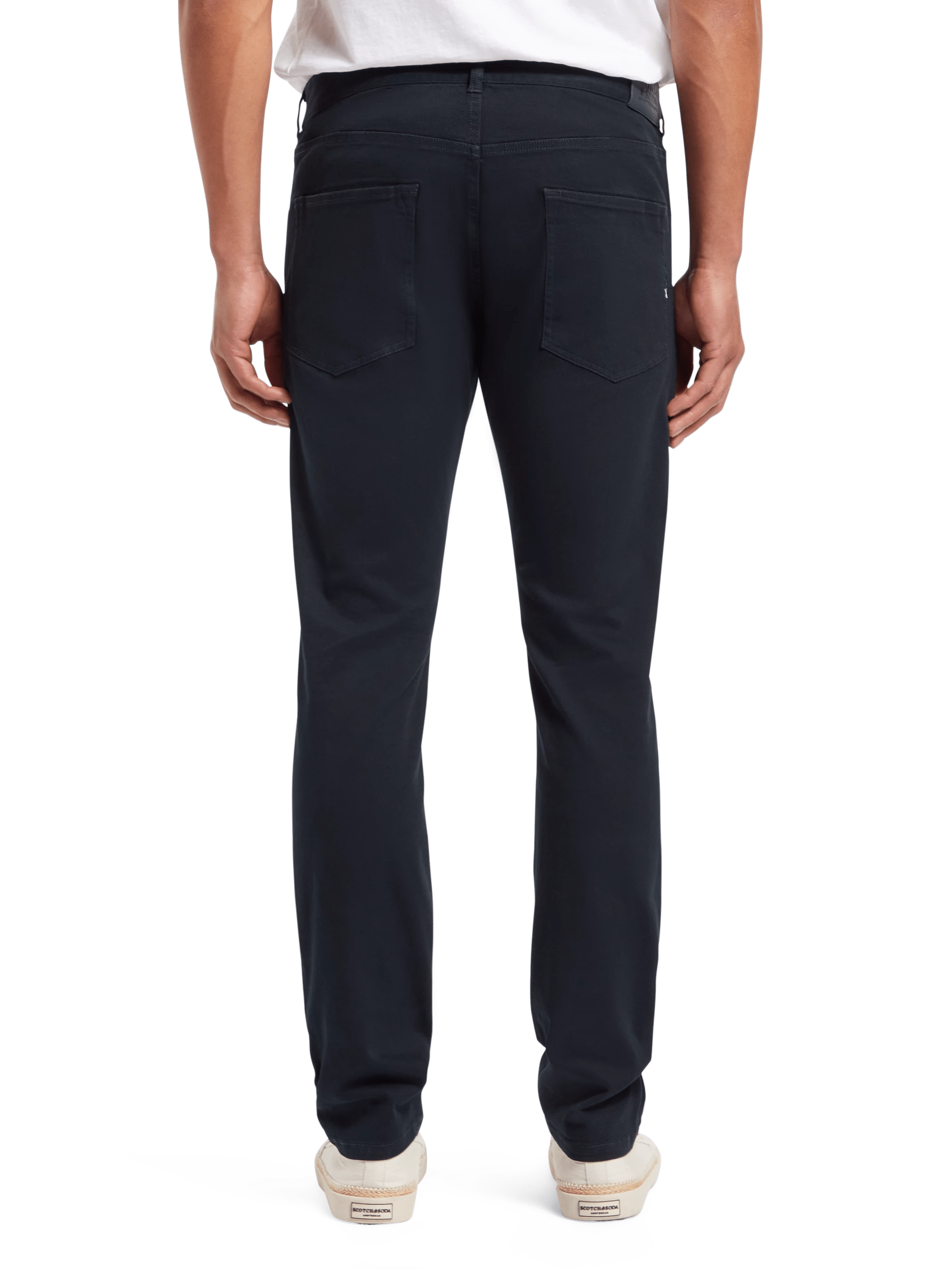 Scotch & Soda Ralston - Regular Slim fit garment-dyed 5-pocket pants FIT-BCK