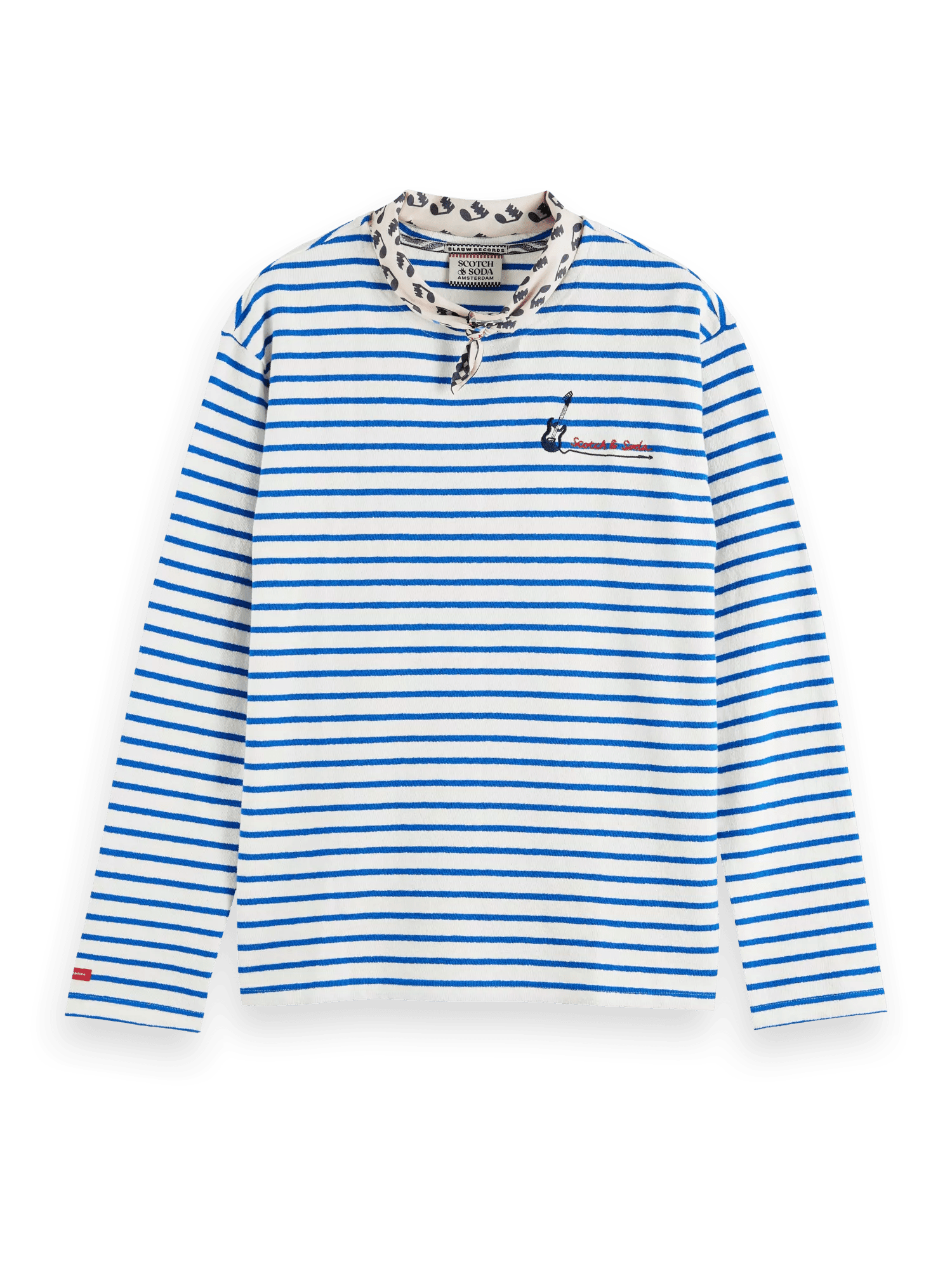 Scotch & Soda Relaxed fit striped long-sleeved T-shirt DTL1