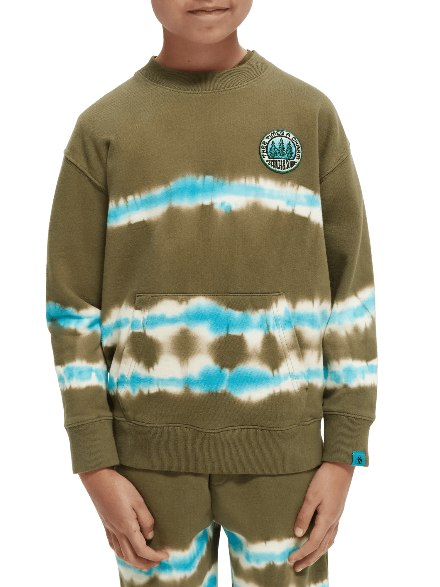 Scotch & Soda Cotton tie-dye crewneck sweatshirt NHD-CRP