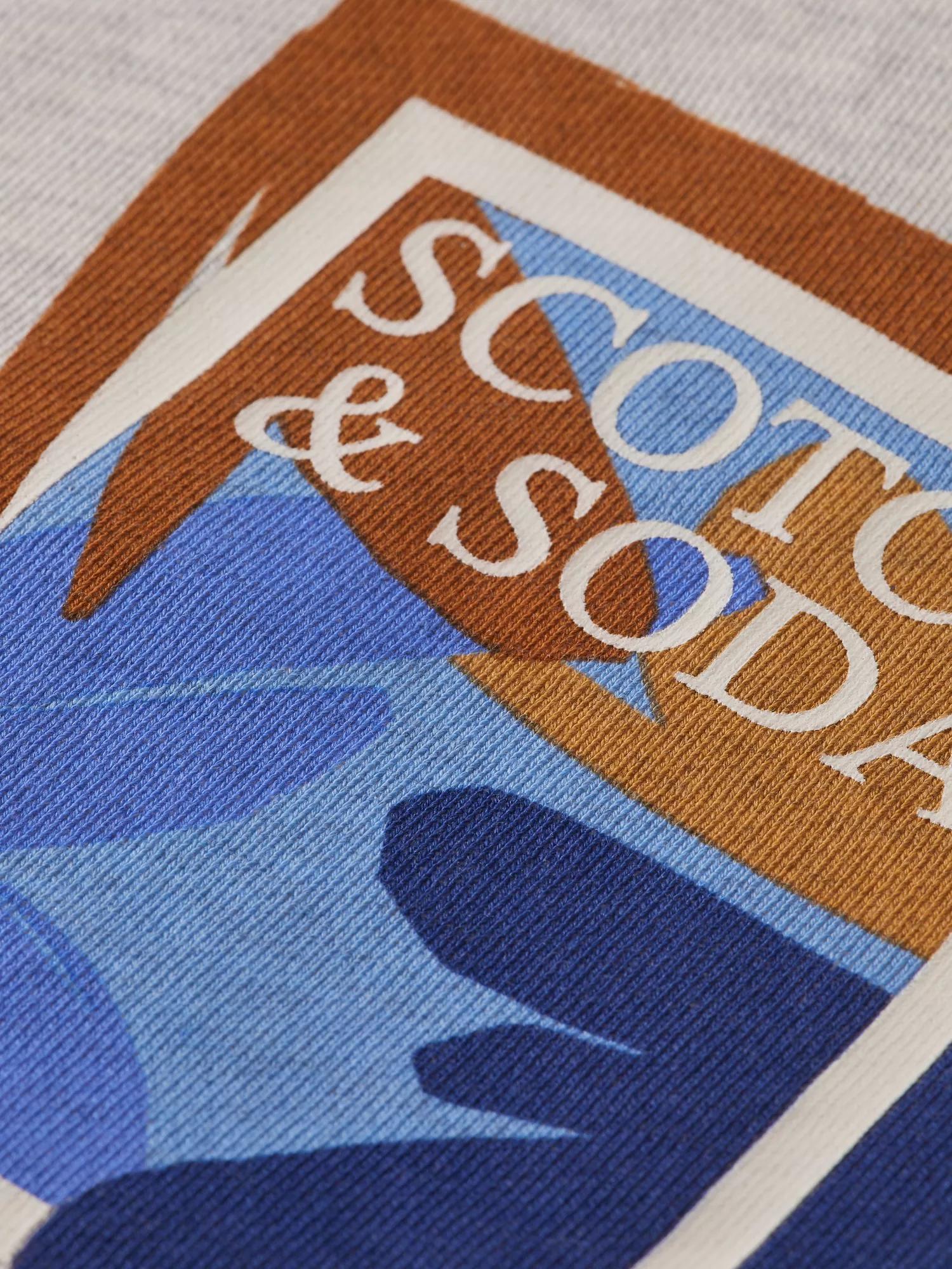 Scotch & Soda Sweater met ronde hals en artwork DTL6