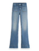 Scotch & Soda De Charm high-rise flared jeans NHD-CRP