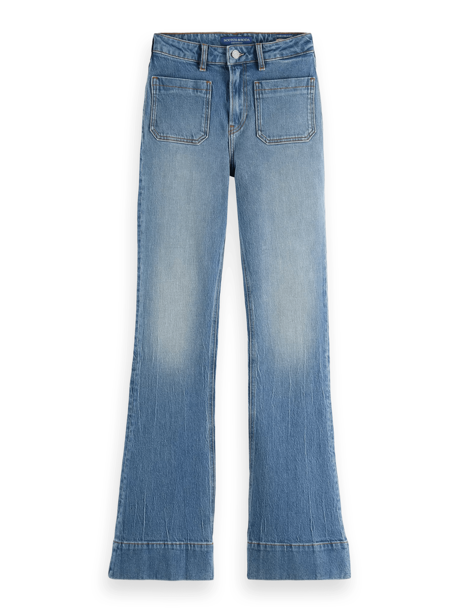 Scotch & Soda De Charm high-rise flared jeans FNT