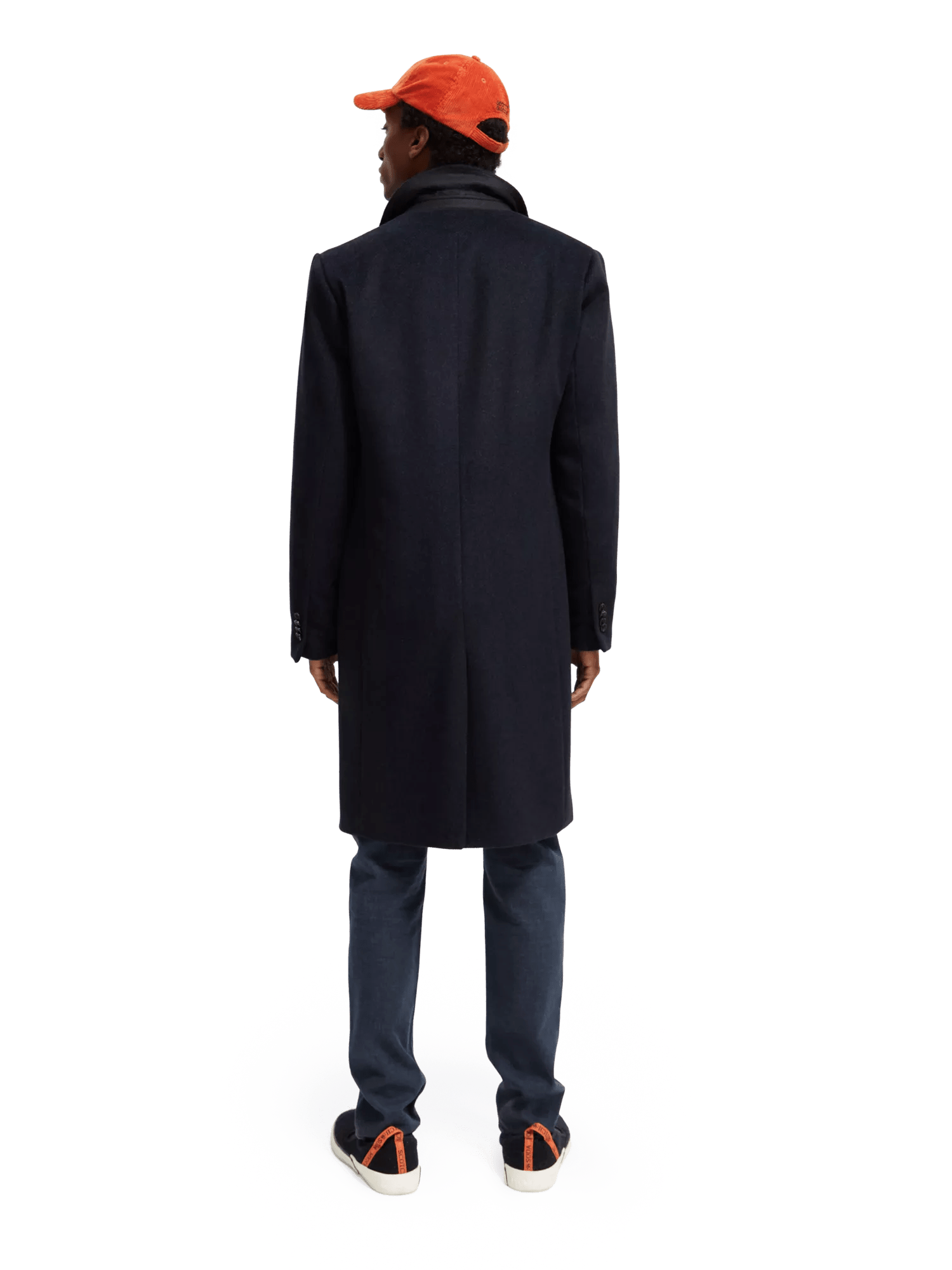 Wool-blended overcoat