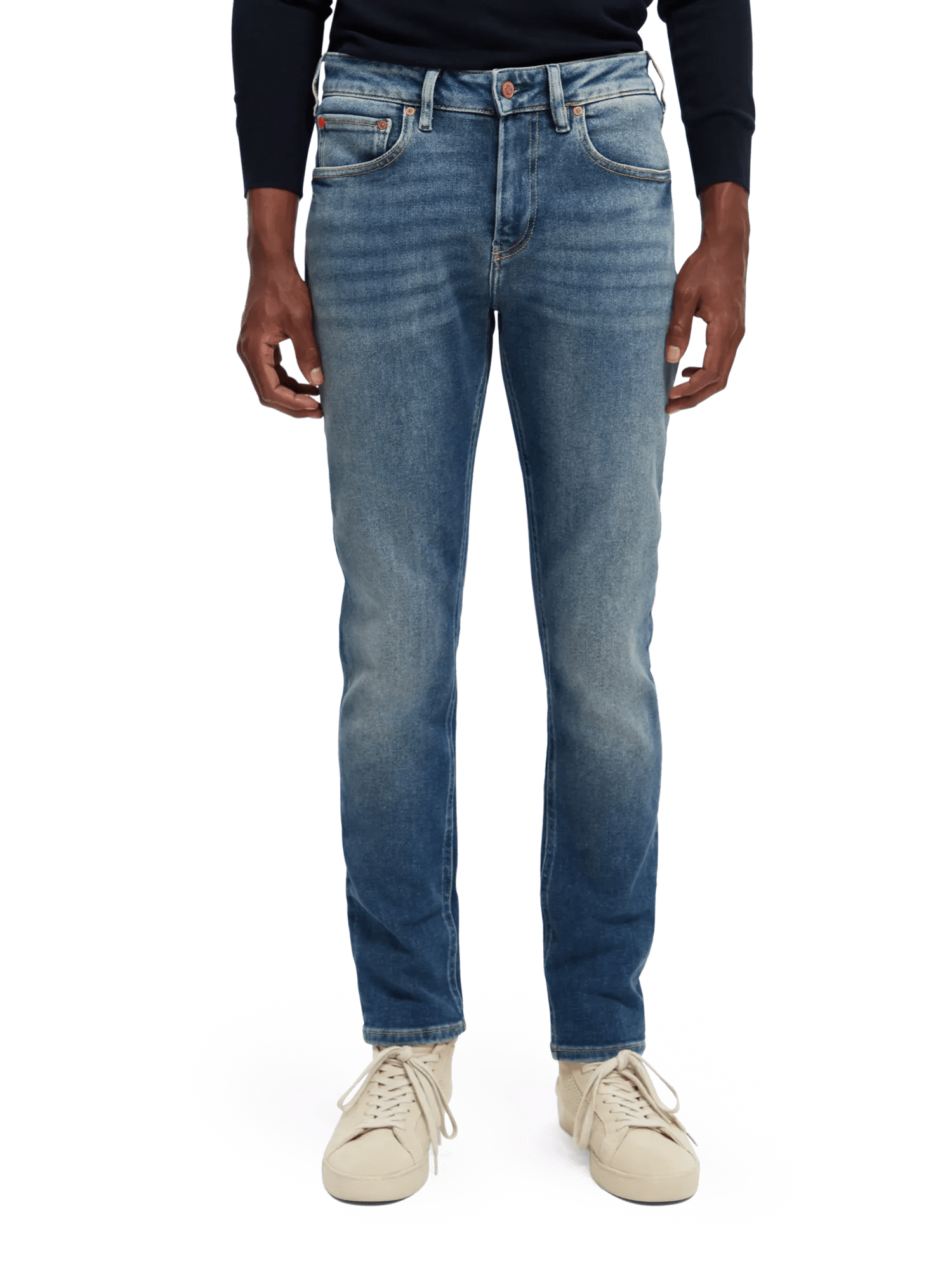 Scotch & Soda Seasonal Essentials Skim super slim jeans  — Everywhere Blue MDL-CRP