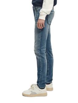 Scotch & Soda The Skim Super Slim Fit Jeans – Broke Blauw NHD-SDE