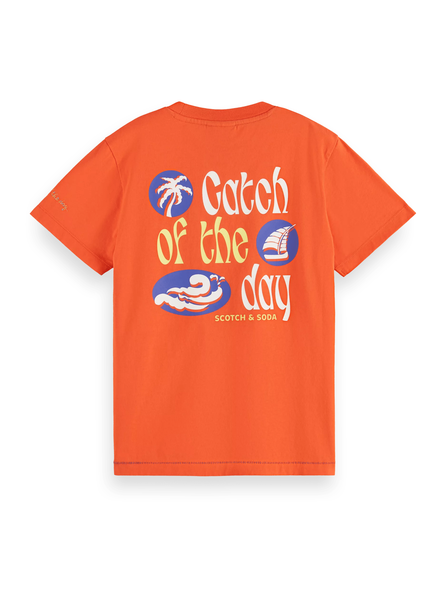 Scotch & Soda Relaxed-fit artwork T-shirt BCK
