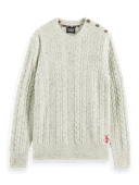 Scotch & Soda Cable knit wool-blended sweater NHD-CRP