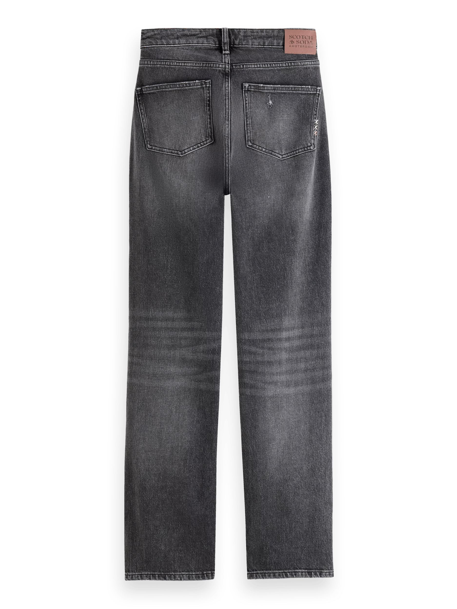 Scotch & Soda De Sky high-rise jeans met rechte pijpen BCK