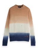 Scotch & Soda Lightweight wool-blended tie-dye crewneck sweater NHD-CRP