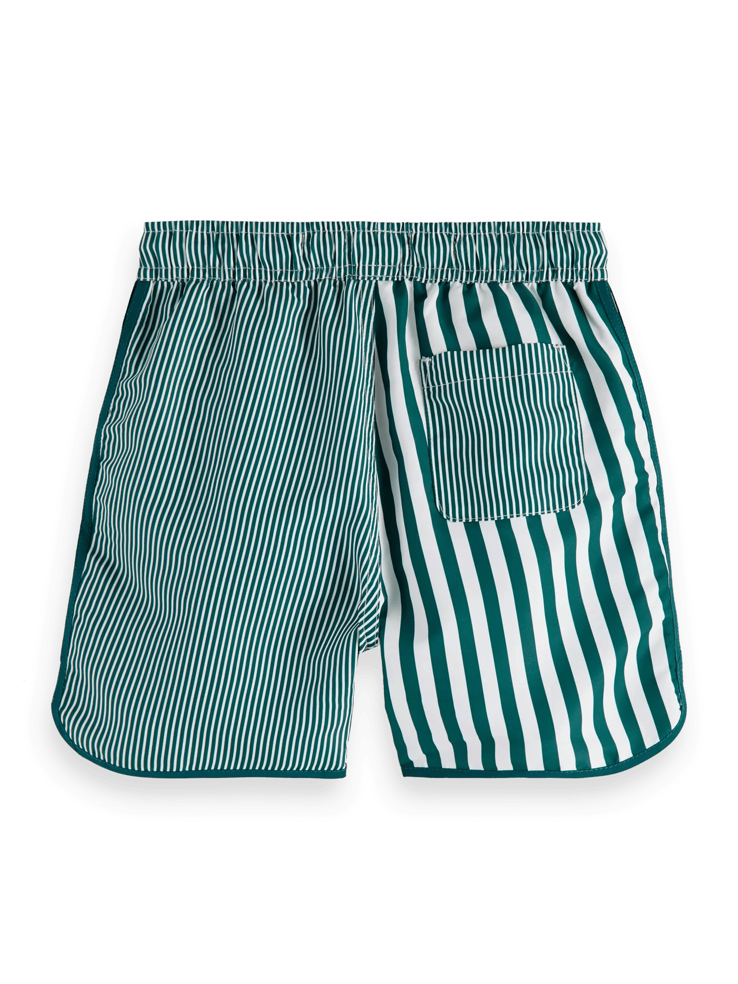 Short De Surf Homme Mi-long - Scotch & Soda, élastique Avec Cordon, Poches Latérales Et Arrière