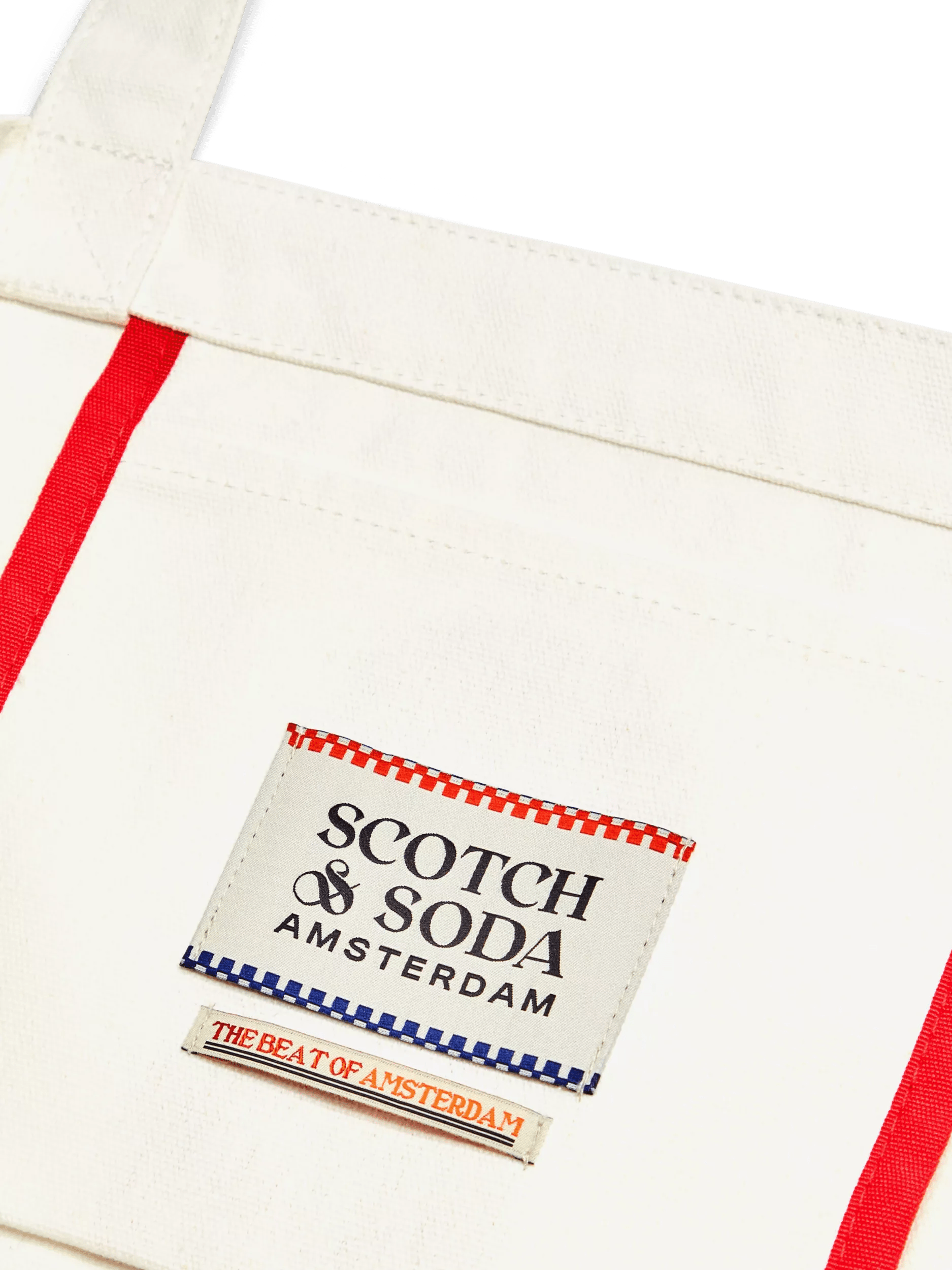 Scotch & Soda Artwork canvas tote bag DTL3
