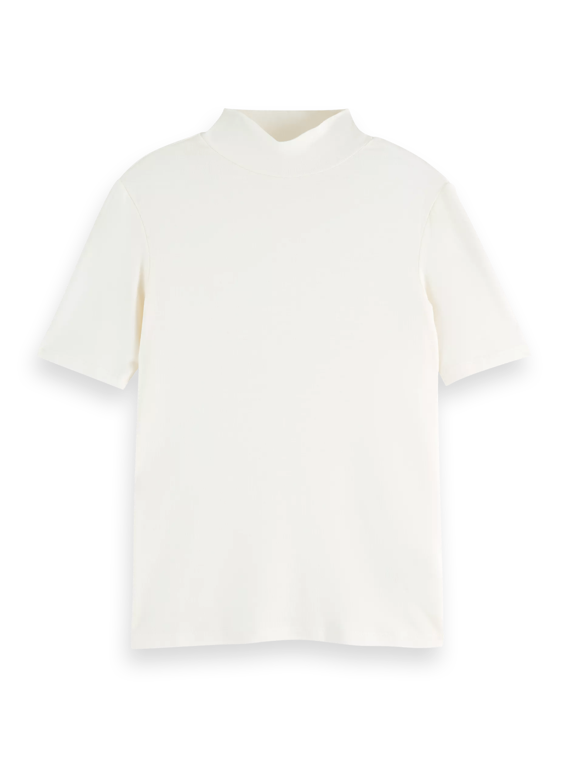 Scotch & Soda Short-sleeved mockneck T-shirt FNT