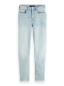 Scotch & Soda Die High Five Slim Tapered-Fit-Jeans mit hohem Bund FIT-CRP
