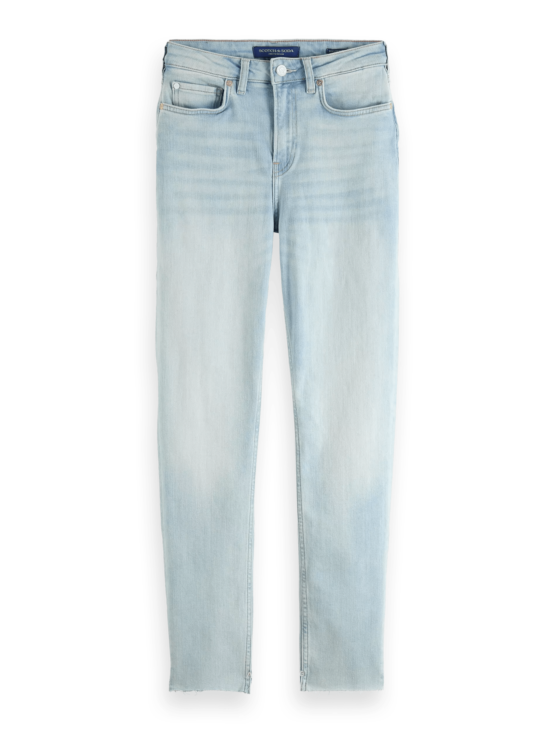 Scotch & Soda Die High Five Slim Tapered-Fit-Jeans mit hohem Bund FNT