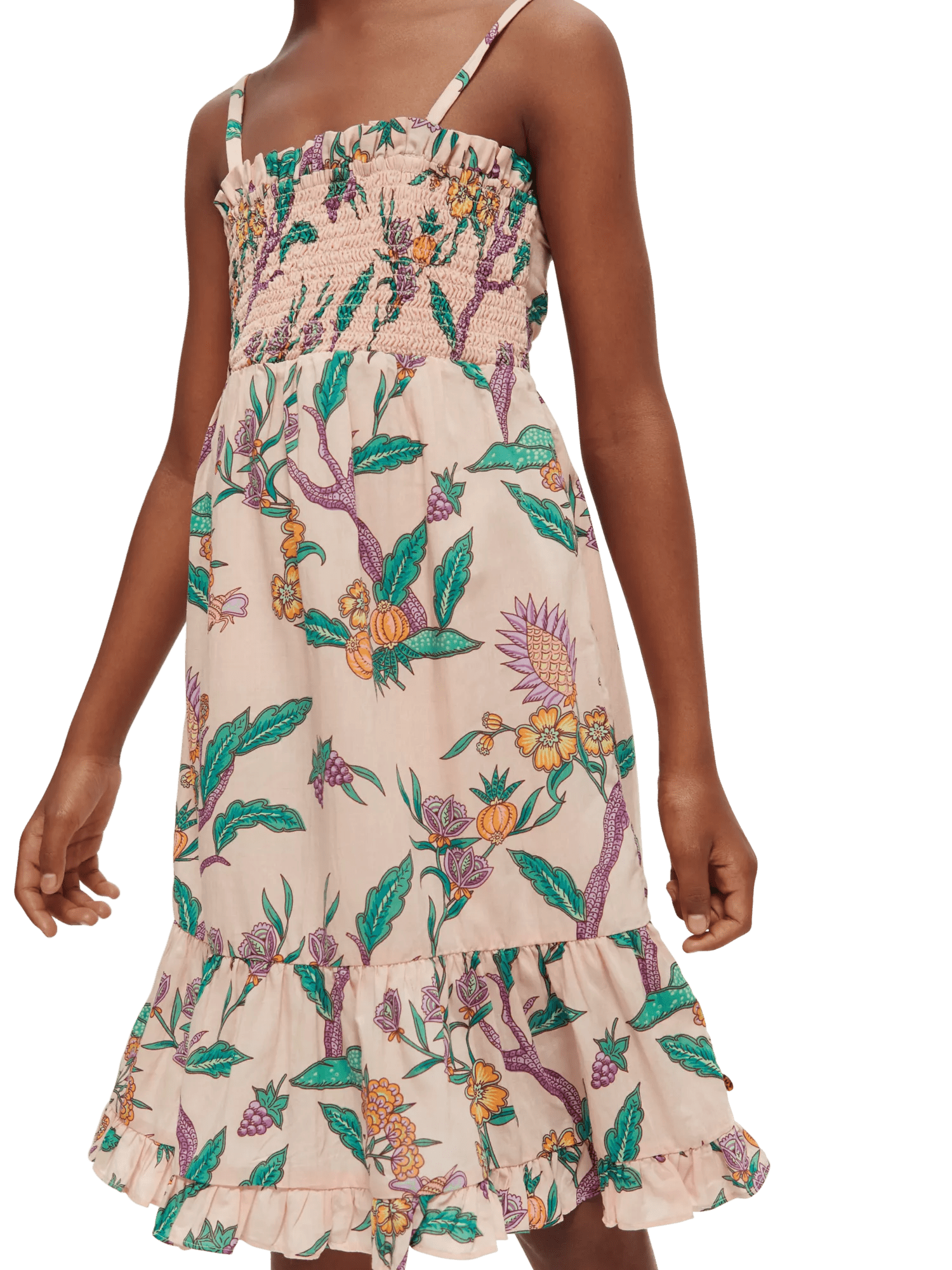 Scotch & Soda All-over printed smock detail dress NHD-DTL1