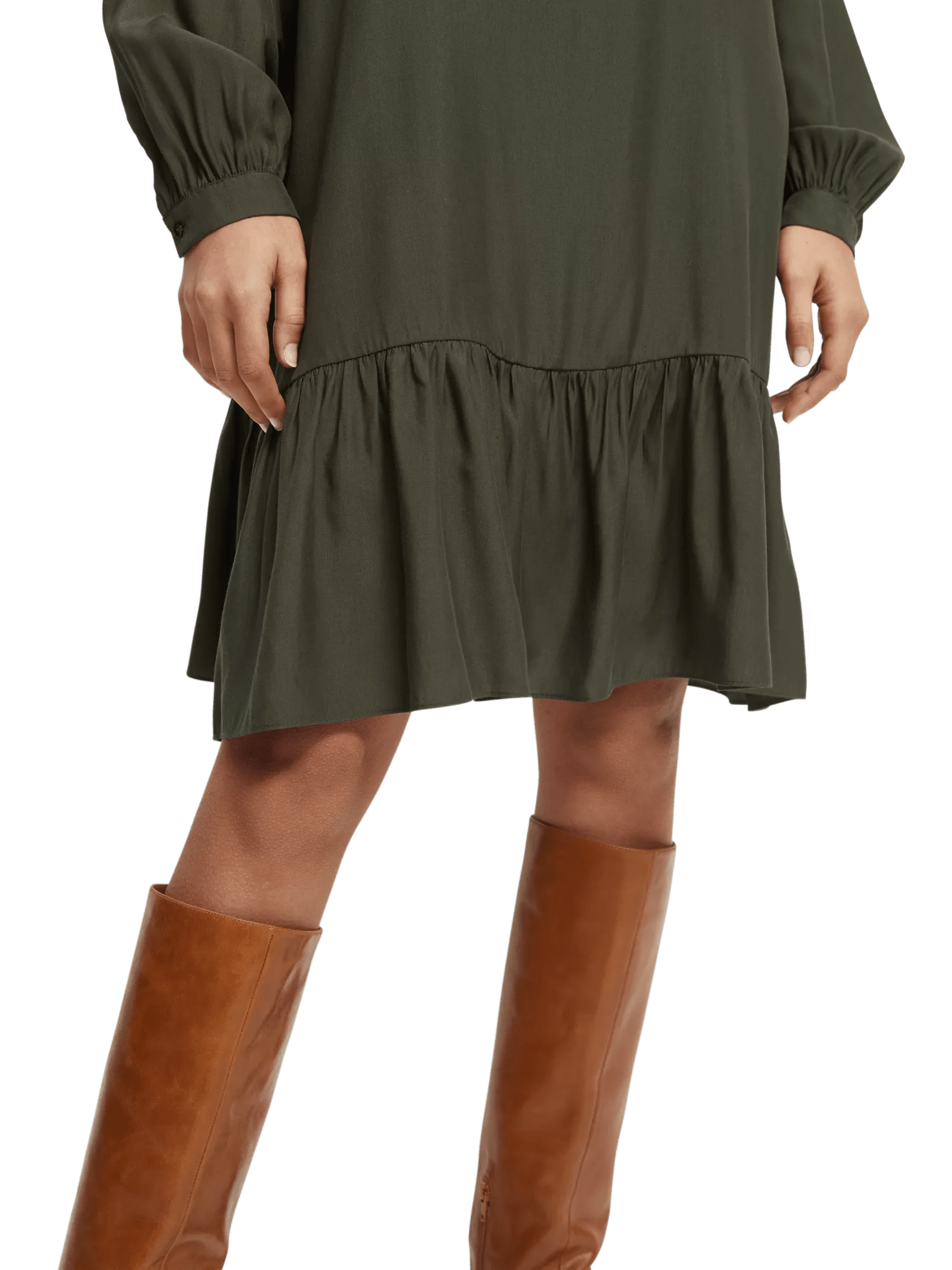 Scotch & Soda Easy-fit jurk met lange mouwen NHD-DTL1