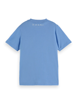 Scotch & Soda Regular fit T-shirt met borduursel op de borstzak BCK