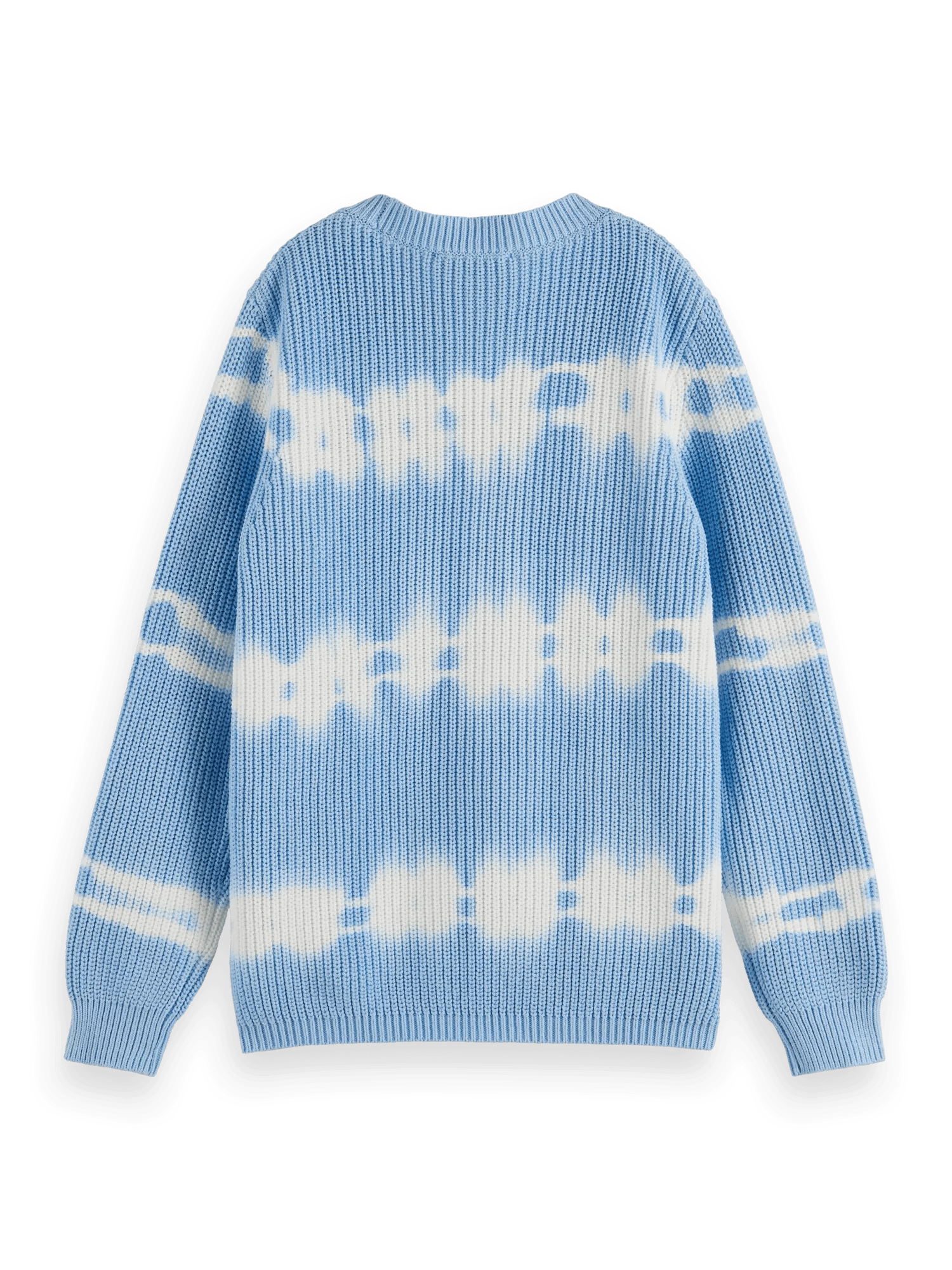 Scotch & Soda Tie-Dye rib knit organic cotton sweater BCK