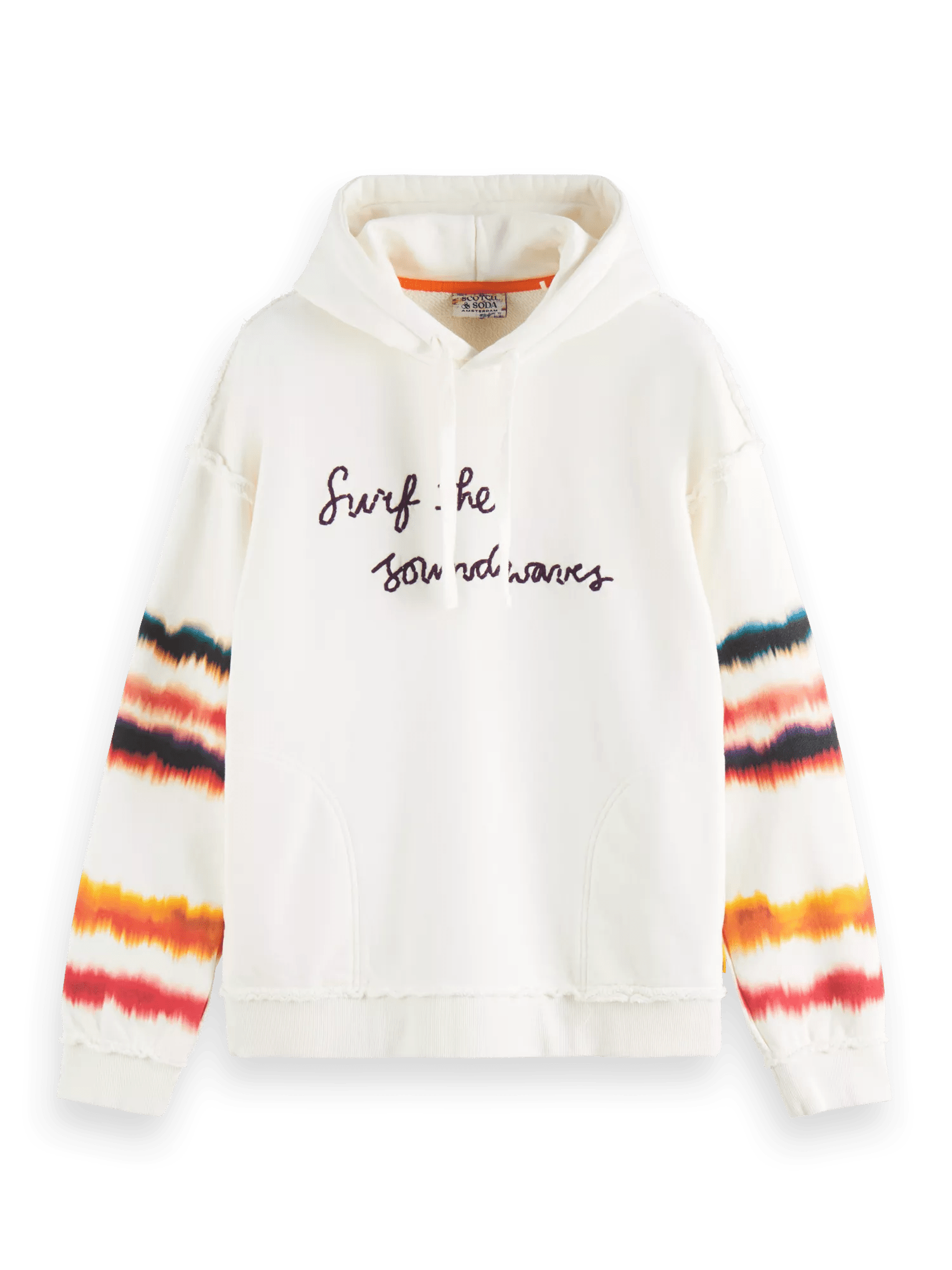 Scotch & Soda Embroidered tie-dye hoodie FNT