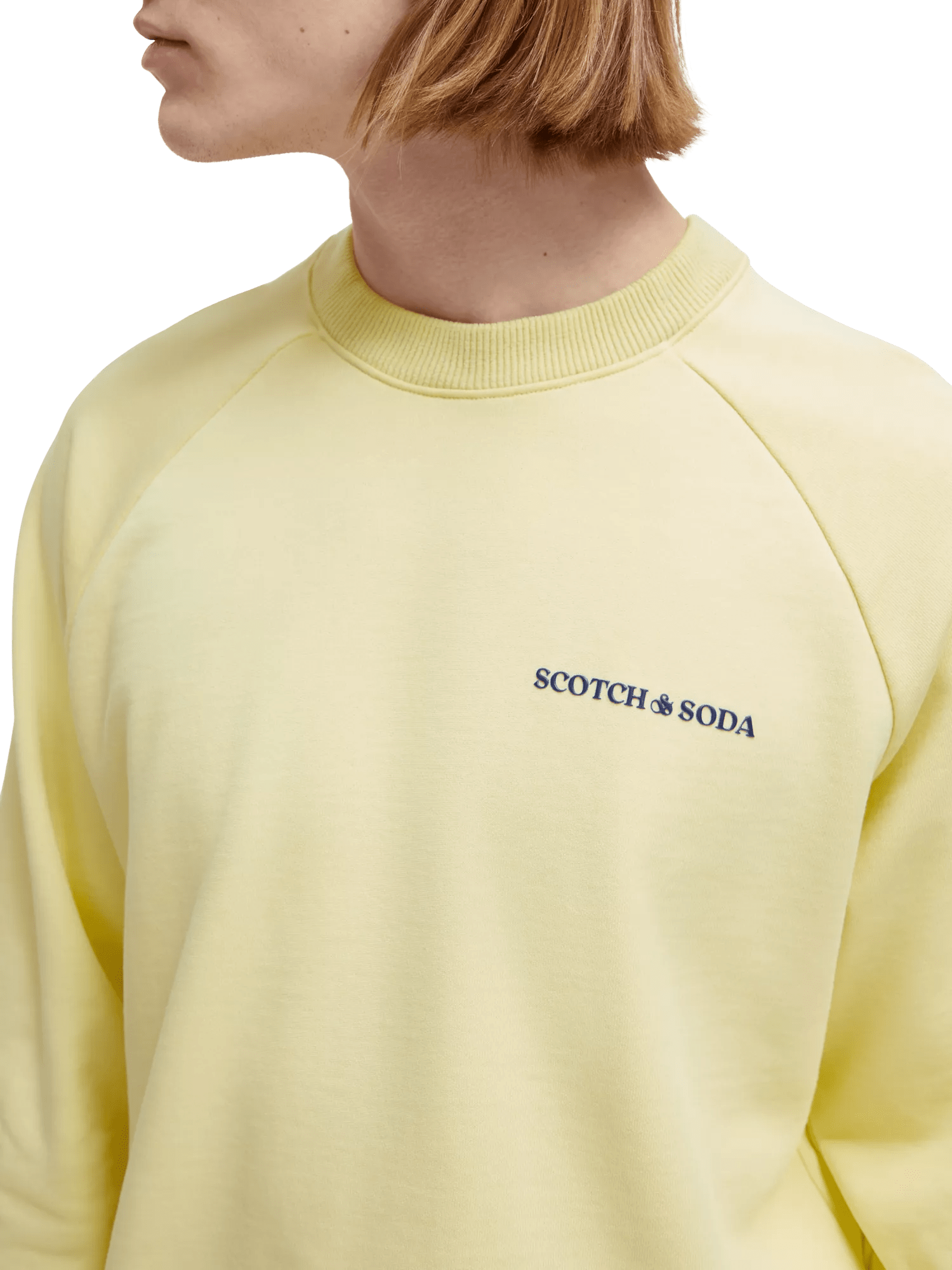 Scotch & Soda Uniseks sweatshirt met ronde hals MDL-DTLM2