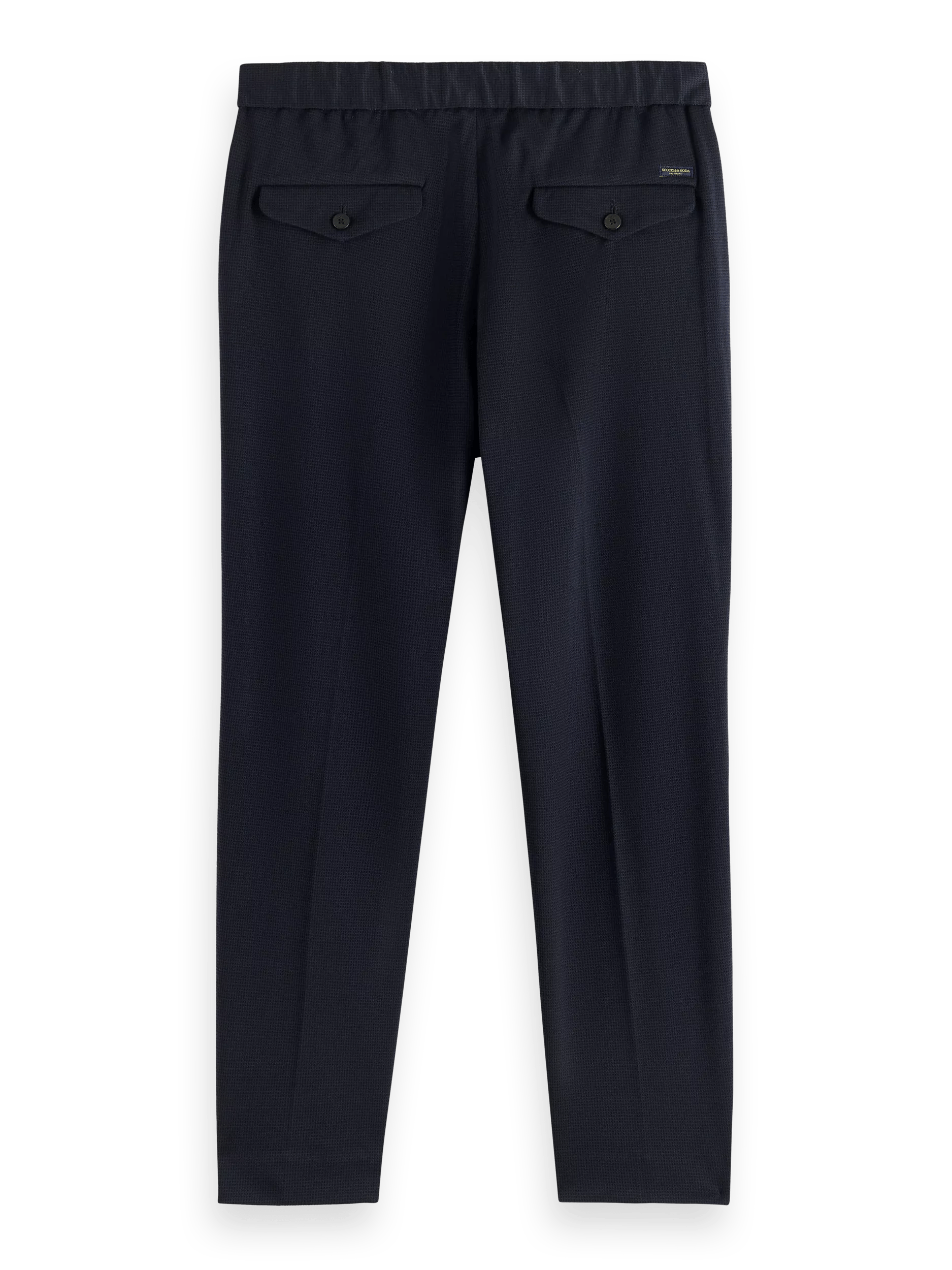 Scotch & Soda The Finch regular tapered-fit yarn-dyed knitted jogger BCK