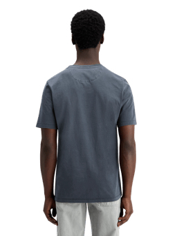Scotch & Soda Garment-dyed logo T-Shirt MDL-BCK