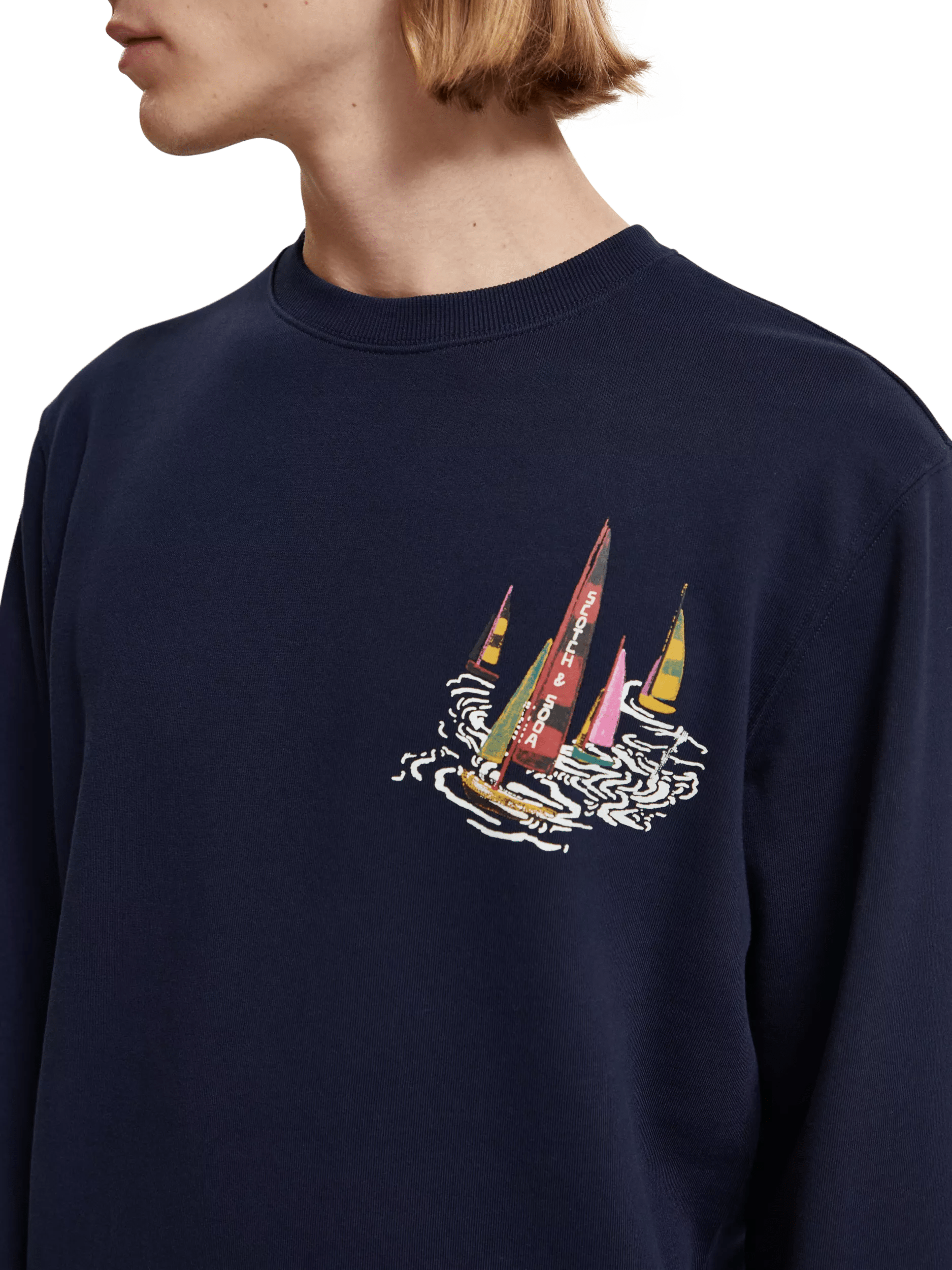 Scotch & Soda Graphic crewneck sweatshirt MDL-DTL1