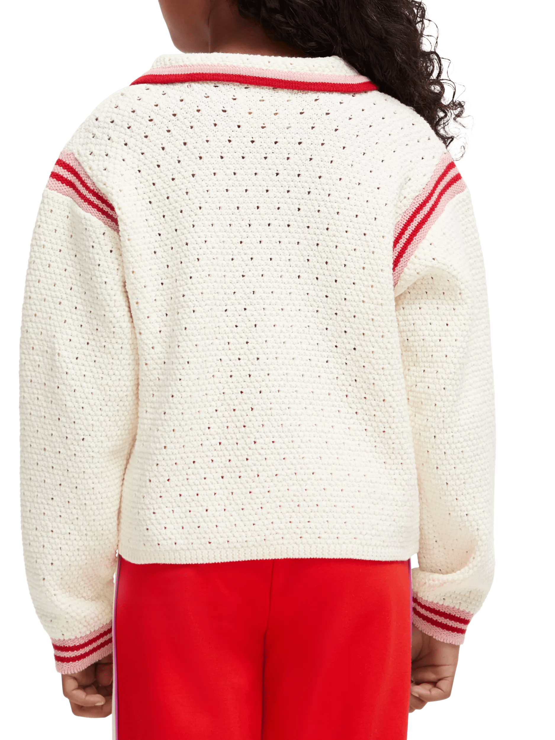 Scotch & Soda Knitted V-neck sweater NHD-BCK