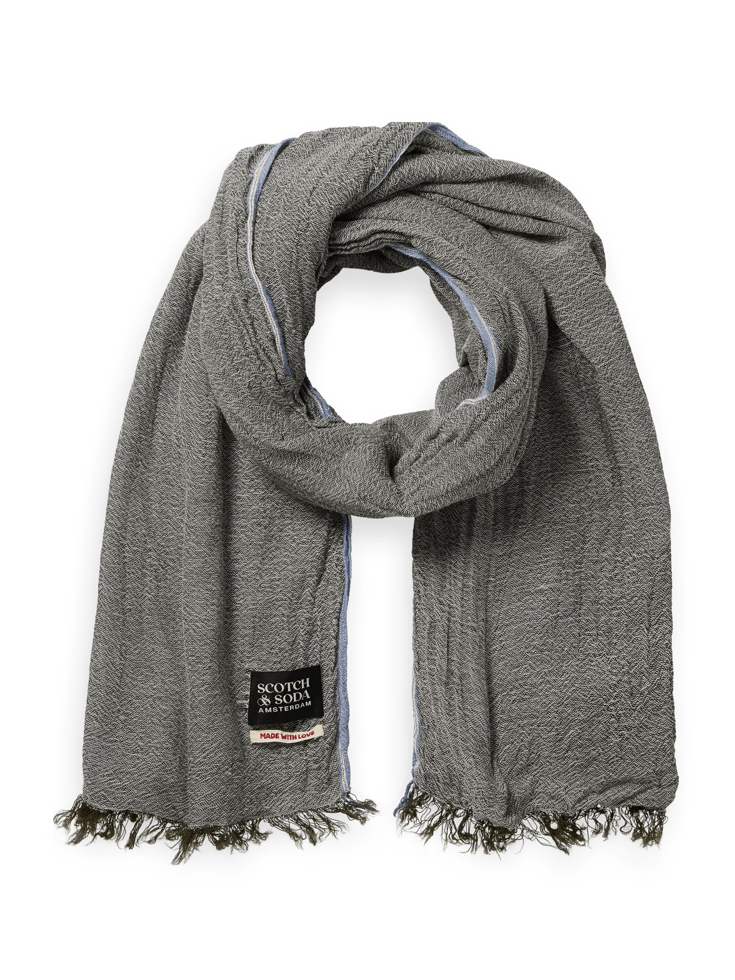 Scotch & Soda Lightweight wool-blend scarf FNT