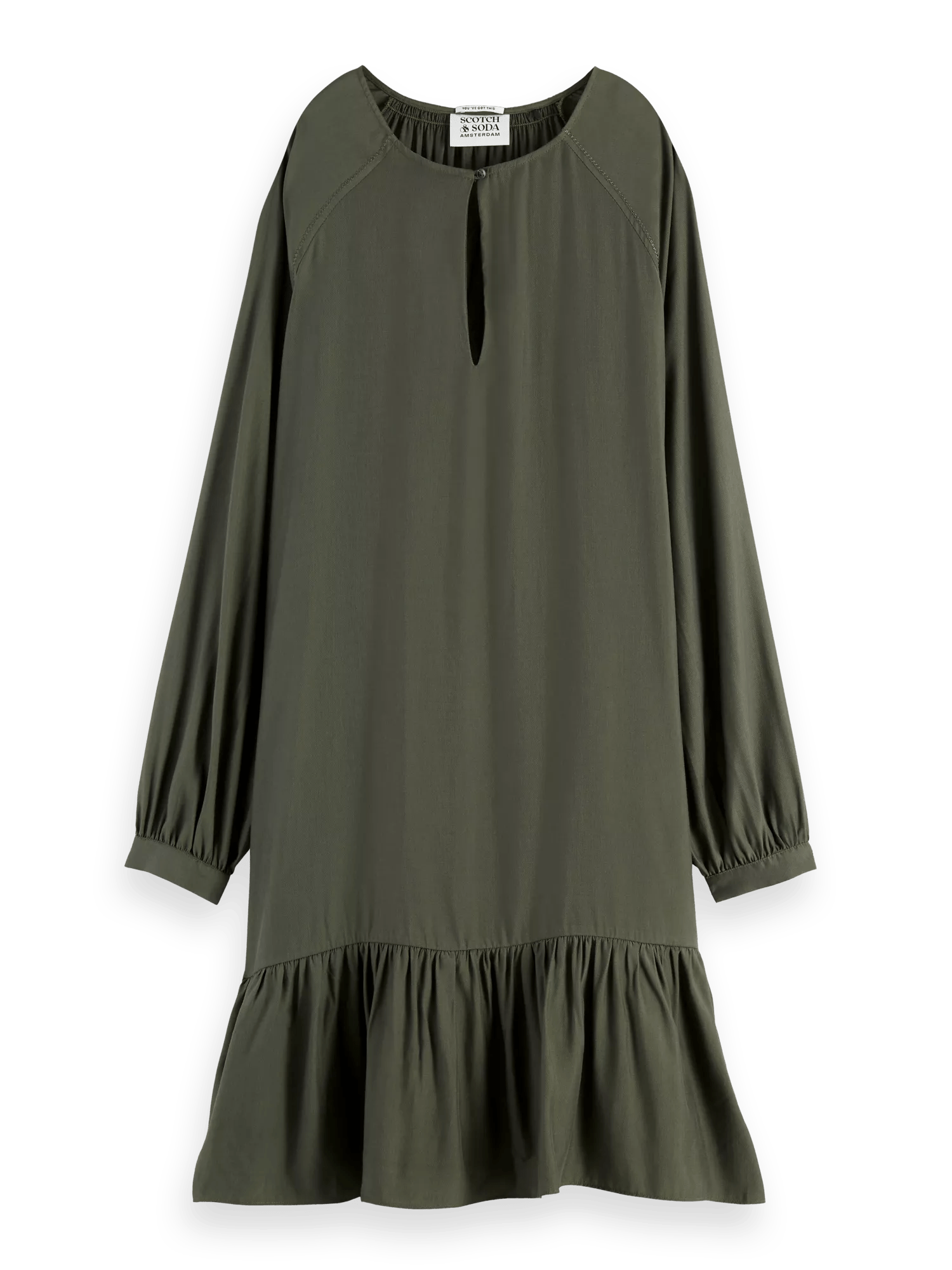 Scotch & Soda Easy-fit long-sleeved dress FNT