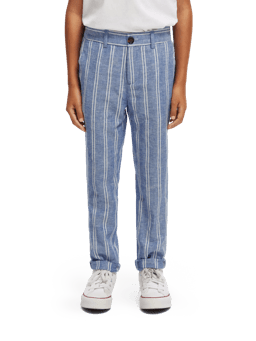 Scotch & Soda Relaxed slim-fit linen-blended trousers NHD-CRP