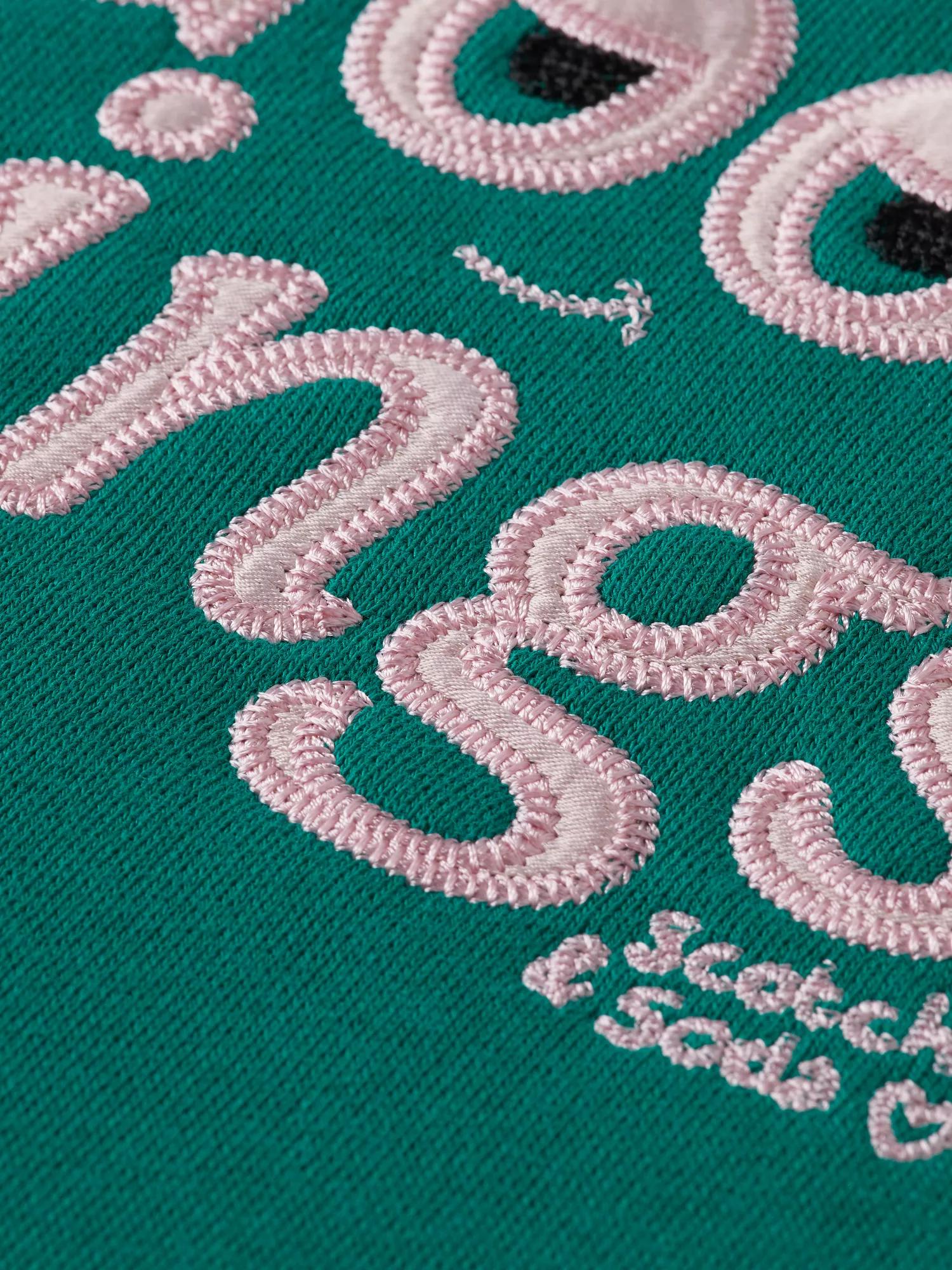 Scotch & Soda Pleated sleeve detail artwork sweatshirt DTL6