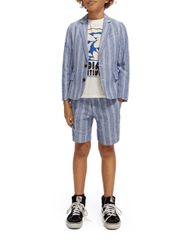 Scotch & Soda Striped Linen dressed shorts NHD-FNT