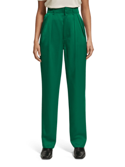 Scotch & Soda The Faye high-rise tapered trouser FIT-CRP