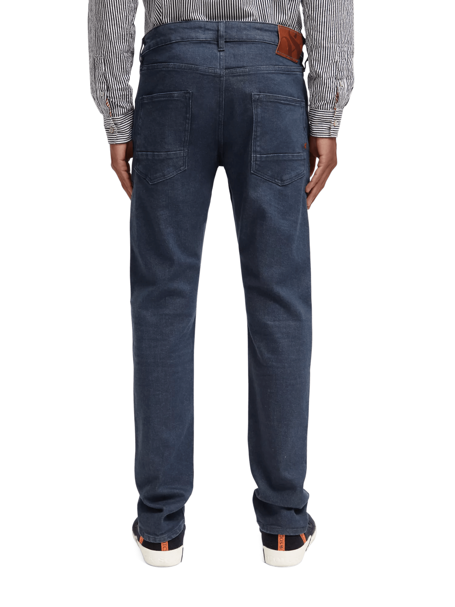 Scotch & Soda Ralston regular slim jeans  – Blauw Burn MDL-BCK