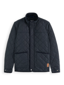 Scotch & Soda Corduroy-trimmed quilted jacket NHD-CRP