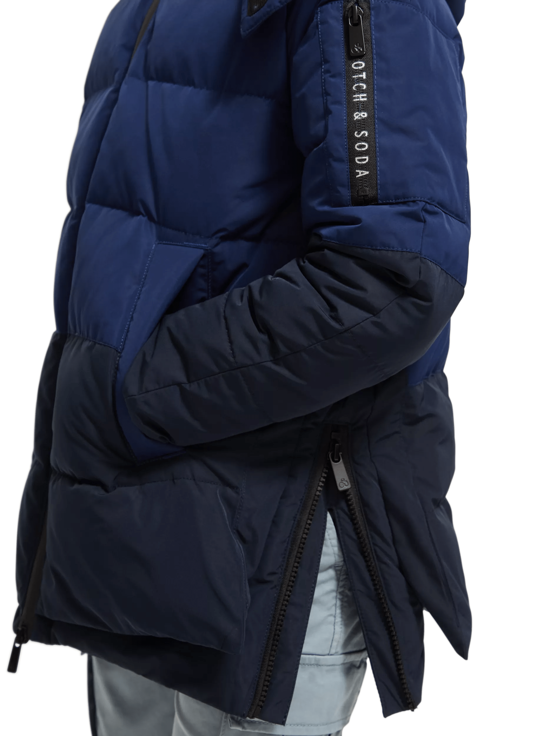 Scotch & Soda Mid-length water repellent padded jacket MDL-DTL1
