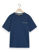 Scotch & Soda Uniseks T-shirt met relaxte pasvorm MDL-CRPM