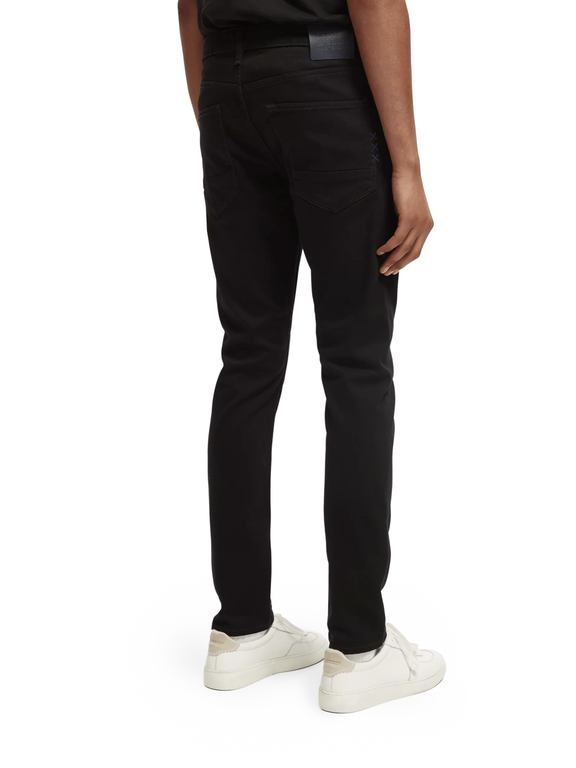 Scotch & Soda NOS Skim super slim jeans in organic cotton – Stay Black FIT-BCK
