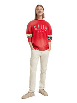 Scotch & Soda Relaxed fit embroidered sweatshirt MDL-FNT