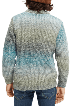 Scotch & Soda Gradient crewneck sweater NHD-BCK