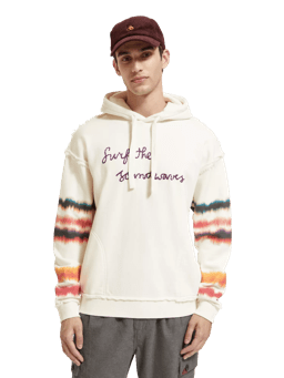 Scotch & Soda Embroidered tie-dye hoodie MDL-CRP